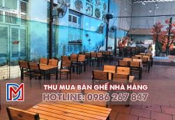Thu mua bàn ghế nhà hàng giá cao tại TPHCM
