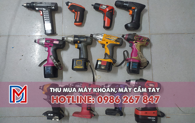 Thu mua máy khoan pin cũ
